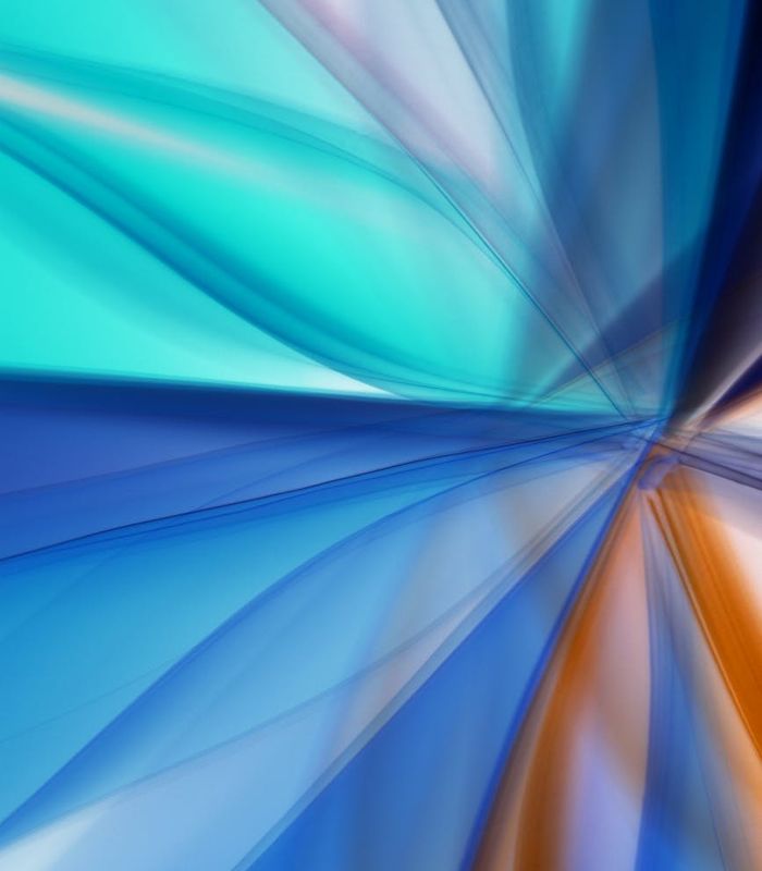 Abstract geometric representation of calm energy waves